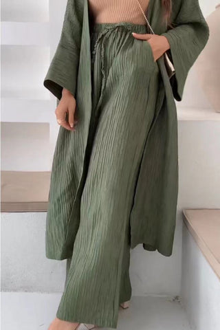 Women's Wide Leg Two-Piece Set