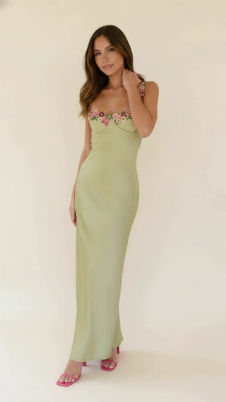 Women's Sleeveless Slip Maxi Dress