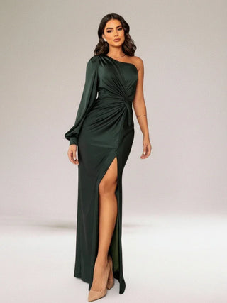 Women's Slit Evening Maxi Dress