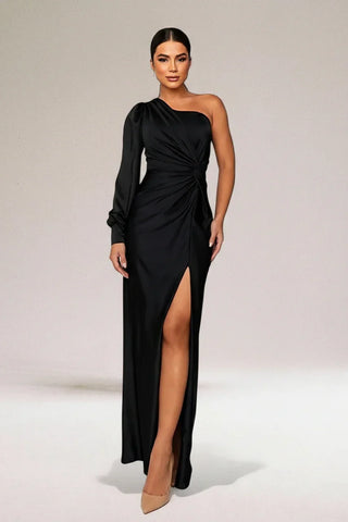 Women's Slit Evening Maxi Dress