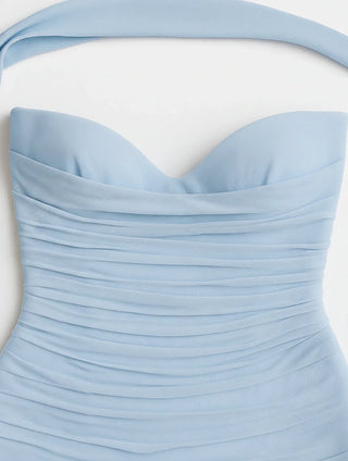 Women's Strapless Evening Maxi Dress