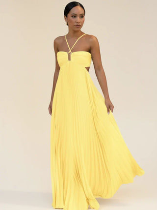 Women's Strappy A-Line Maxi Dress