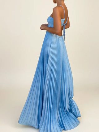 Women's Strappy A-Line Maxi Dress