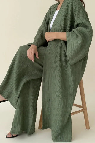 Women's Wide-Leg Pant Set