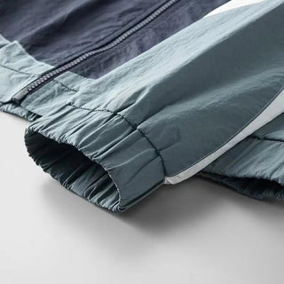 Men's Color Block Hooded Jacket