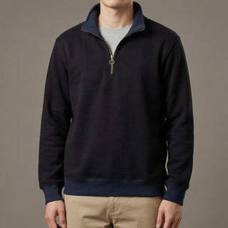 Men's Quarter Zip Pullover Sweater