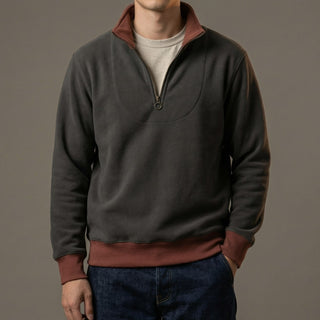 Men's Quarter Zip Pullover Sweater