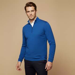 Men's Quarter-Zip Pullover Sweater