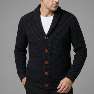 Men's Shawl Collar Cardigan Sweater