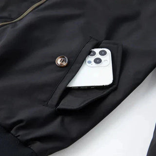 Men's Stand Collar Bomber Jacket