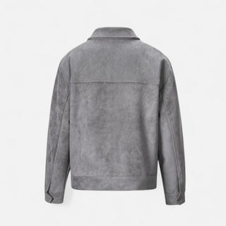 Men's Zip-Up Collared Jacket