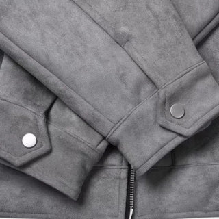 Men's Zip-Up Collared Jacket