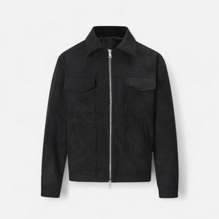 Men's Zip-Up Collared Jacket