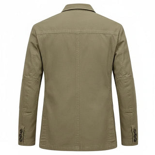 Men's Notch Lapel Blazer Jacket