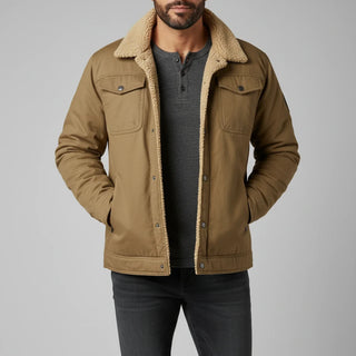 Men's Sherpa Collar Trucker Jacket