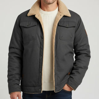 Men's Sherpa Collar Trucker Jacket