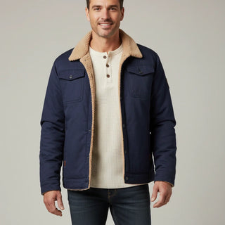 Men's Sherpa Collar Trucker Jacket