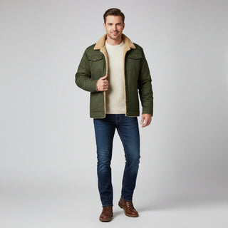 Men's Sherpa Collar Trucker Jacket