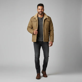 Men's Sherpa Collar Trucker Jacket