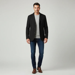 Men's Three-Button Casual Blazer