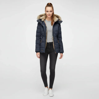Women's Hooded Quilted Puffer Jacket