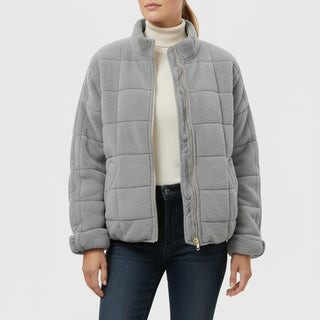 Women's Quilted Bomber Jacket