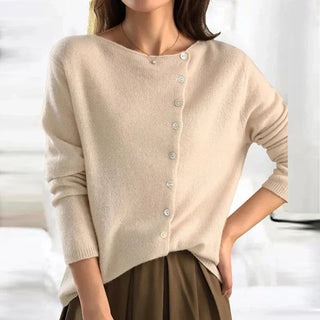 Women's Button-Front Knit Sweater