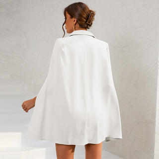 Women's Cape Blazer Mini Dress