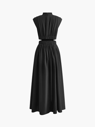 Women's Cutout A-Line Maxi Dress