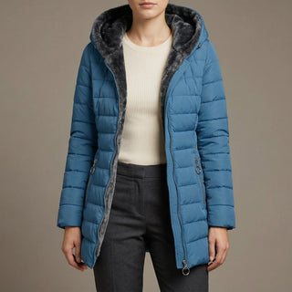 Women's Hooded Quilted Puffer Jacket