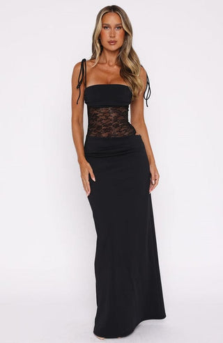 Women's Lace Bodycon Maxi Dress