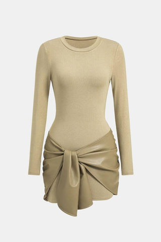 Women's Long Sleeve Bodycon Mini Dress