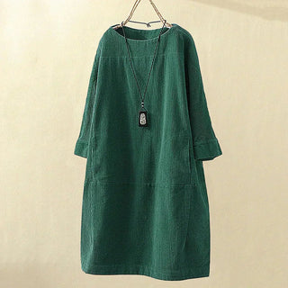 Women's Long Sleeve Midi Dress