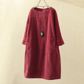 Women's Long Sleeve Midi Dress