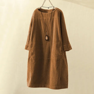 Women's Long Sleeve Midi Dress