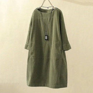 Women's Long Sleeve Midi Dress