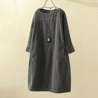 Women's Long Sleeve Midi Dress