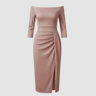 Women's Off-the-Shoulder Midi Dress