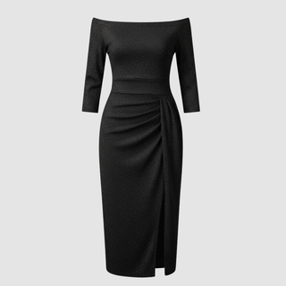 Women's Off-the-Shoulder Midi Dress