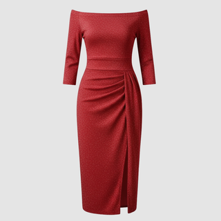 Women's Off-the-Shoulder Midi Dress