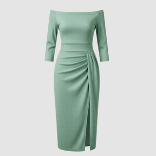 Women's Off-the-Shoulder Midi Dress