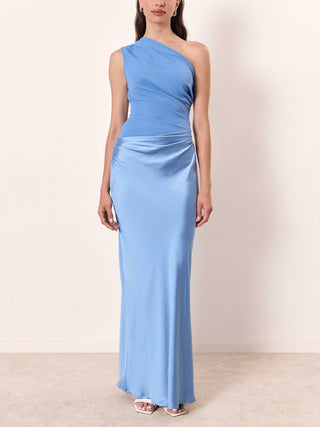 Women's One Shoulder Bodycon Maxi Dress