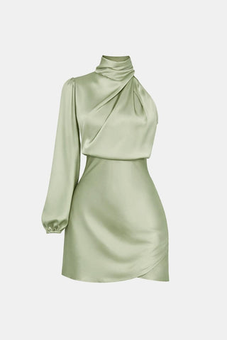 Women's One Shoulder Cocktail Mini Dress