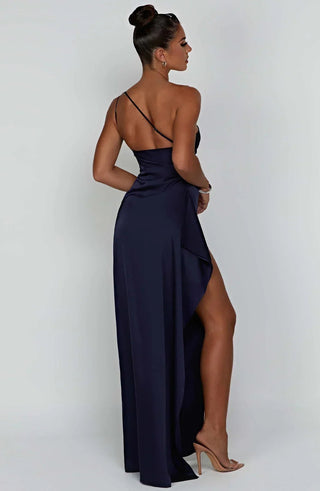 Women's One Shoulder Evening Maxi Dress