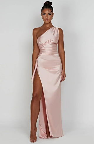 Women's One Shoulder Evening Maxi Dress