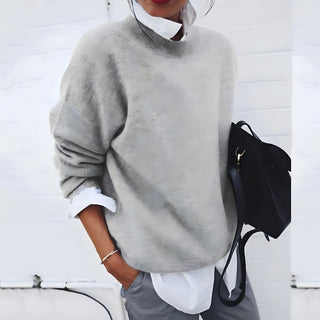 Women's Oversized Crew Neck Sweater