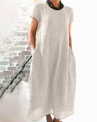 Women's Pocket A-Line Midi Dress
