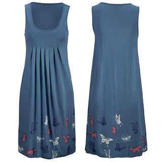 Women's Sleeveless A-Line Knee Length Dress
