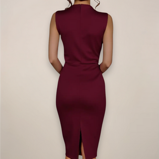 Women's Sleeveless Bodycon Midi Dress
