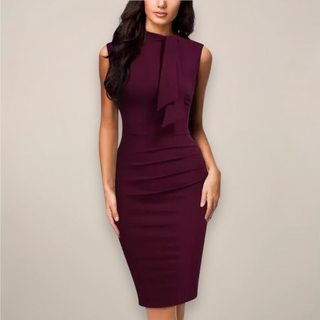 Women's Sleeveless Bodycon Midi Dress